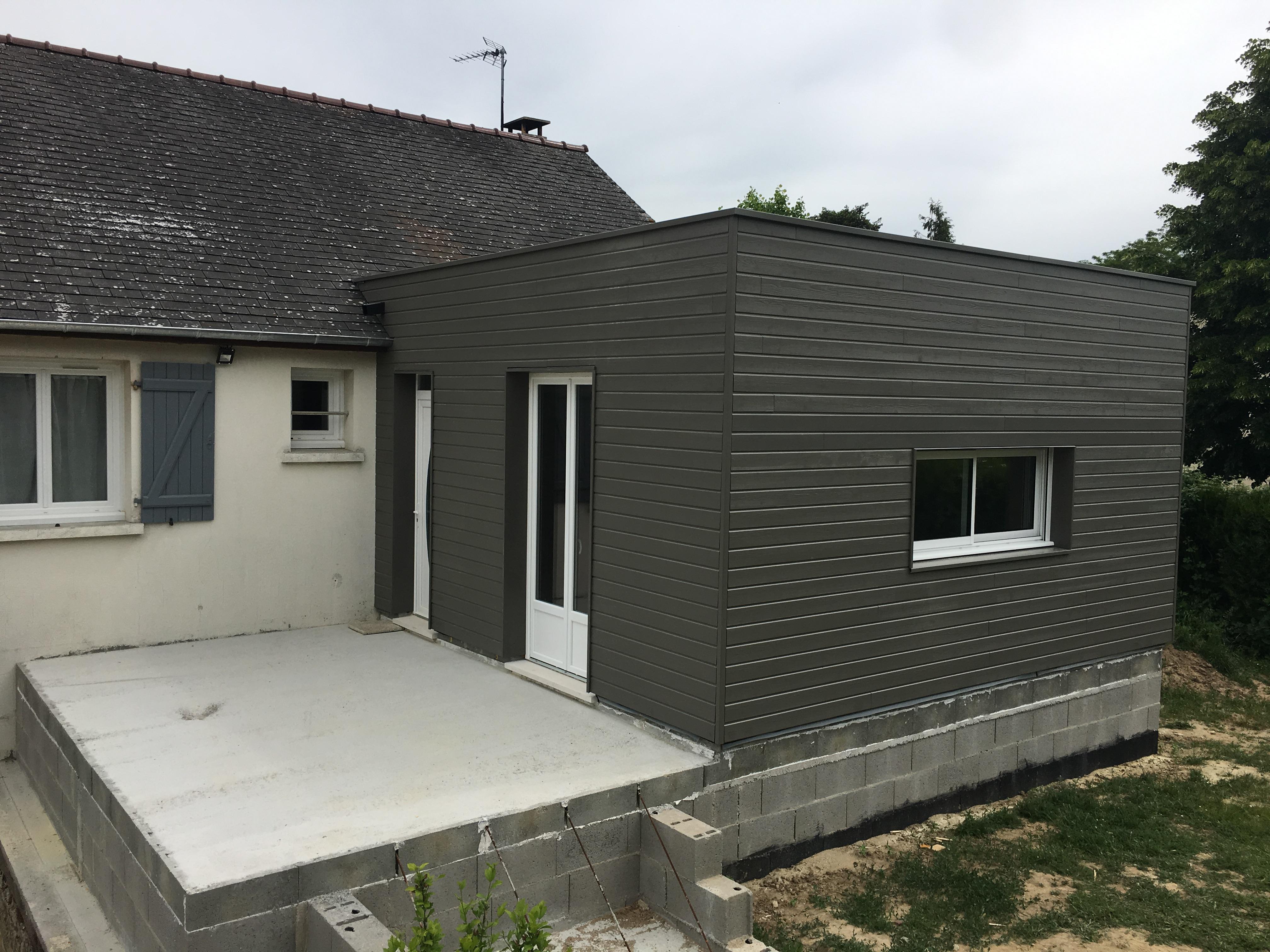 Réalisation d'extension de maison près de Saint-Aubin-sur-Mer