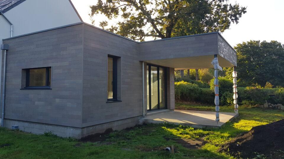 Réalisation d'extension de maison près de Dives-sur-Mer