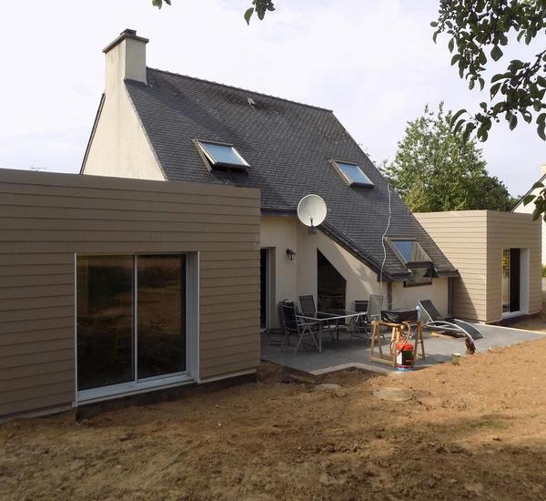 Réalisation d'extension de maison près de Saint-Martin-de-Fontenay