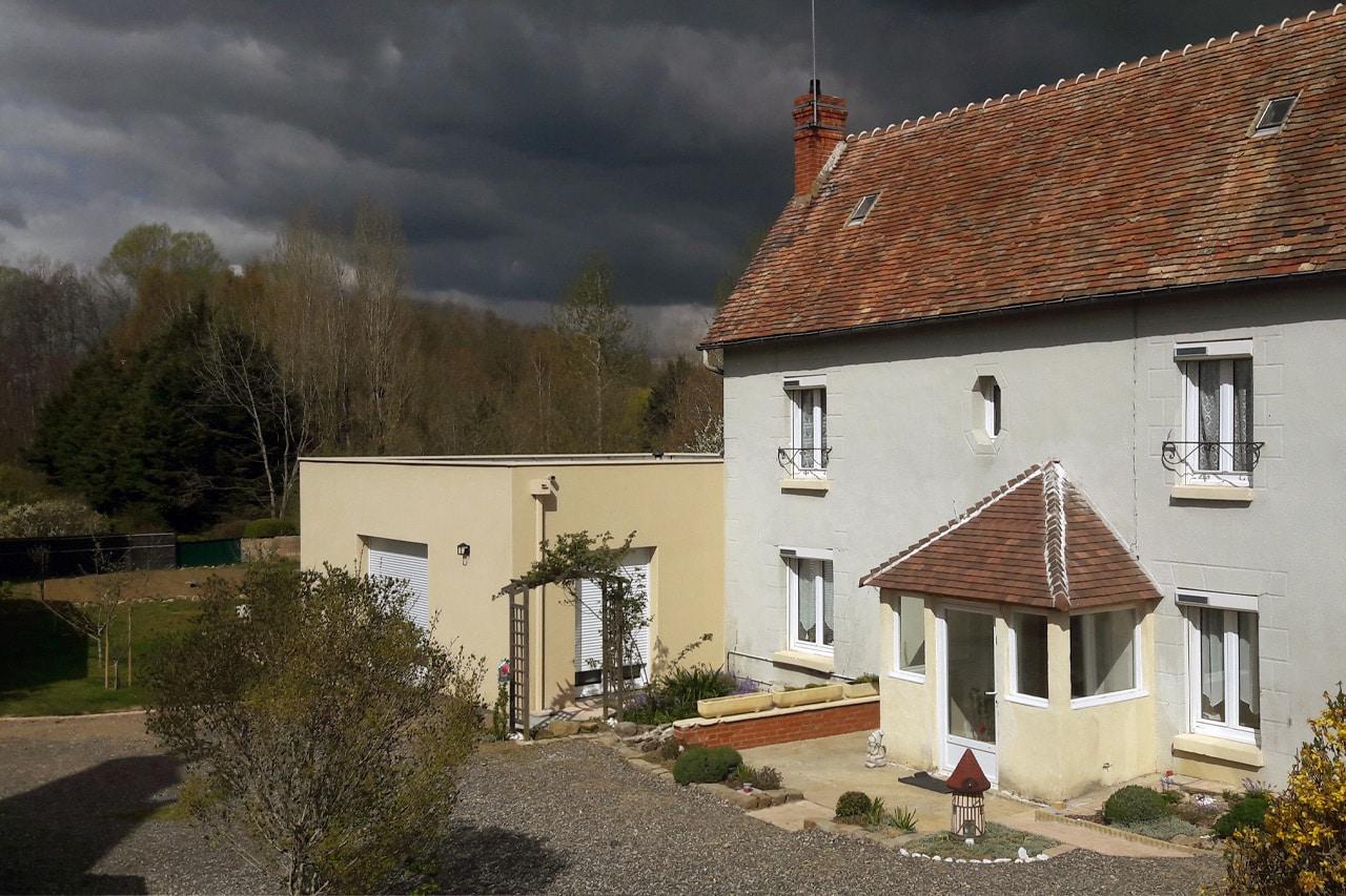 Réalisation d'extension de maison près de Houlgate