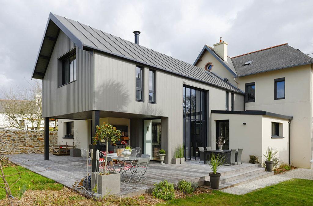 Réalisation d'extension de maison près de Lisieux