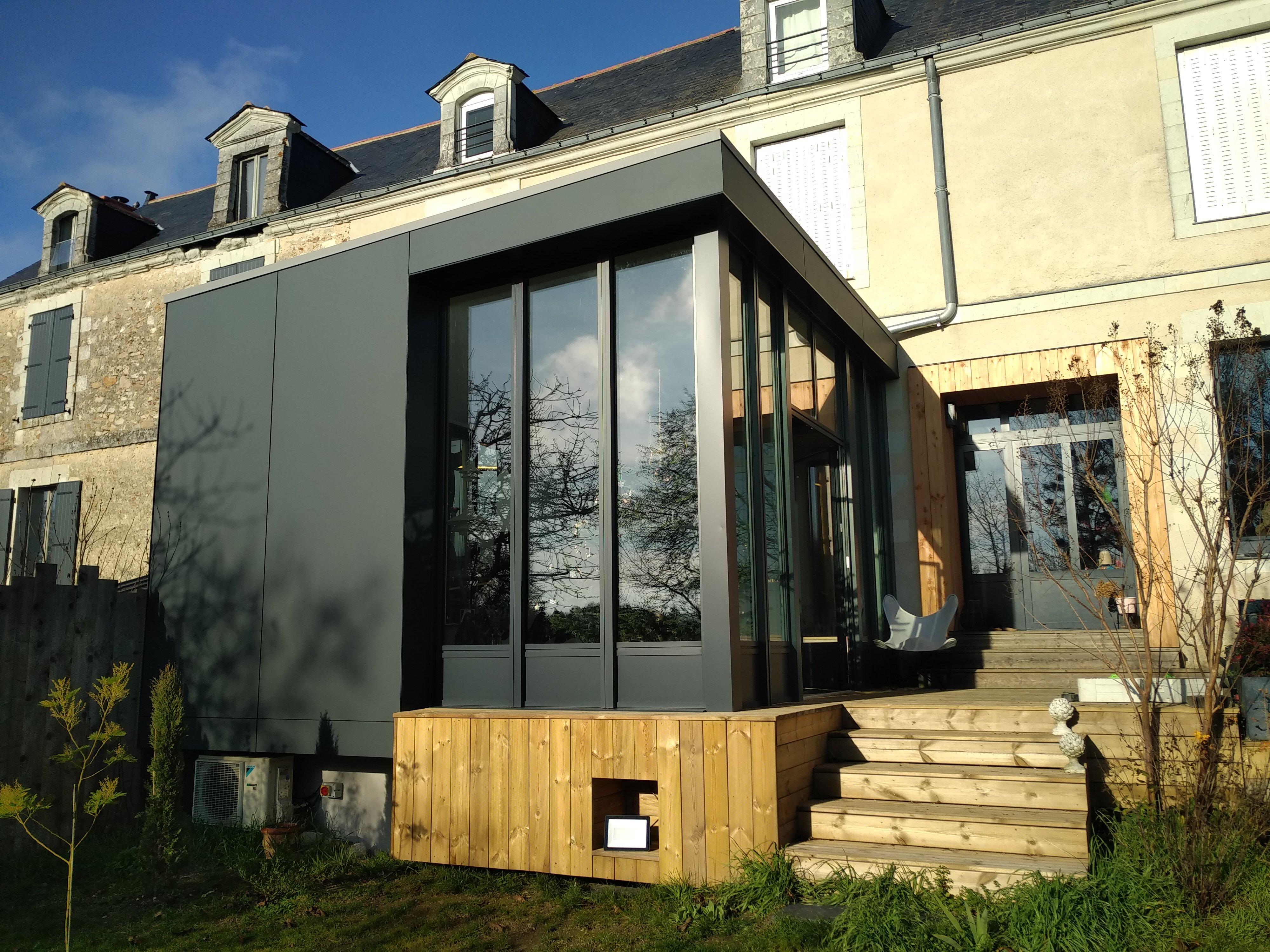 Réalisation d'extension de maison près de Saint-Martin-de-Fontenay