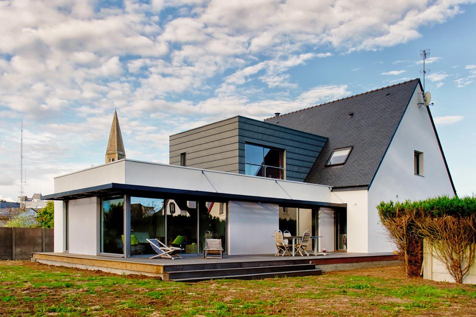 Réalisation d'extension de maison près de Saint-Martin-de-Fontenay