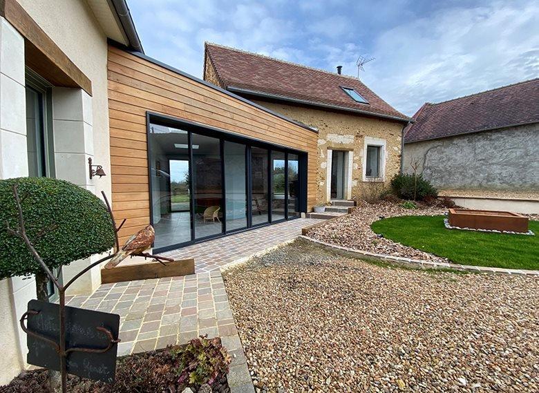 Réalisation d'extension de maison près de Cabourg