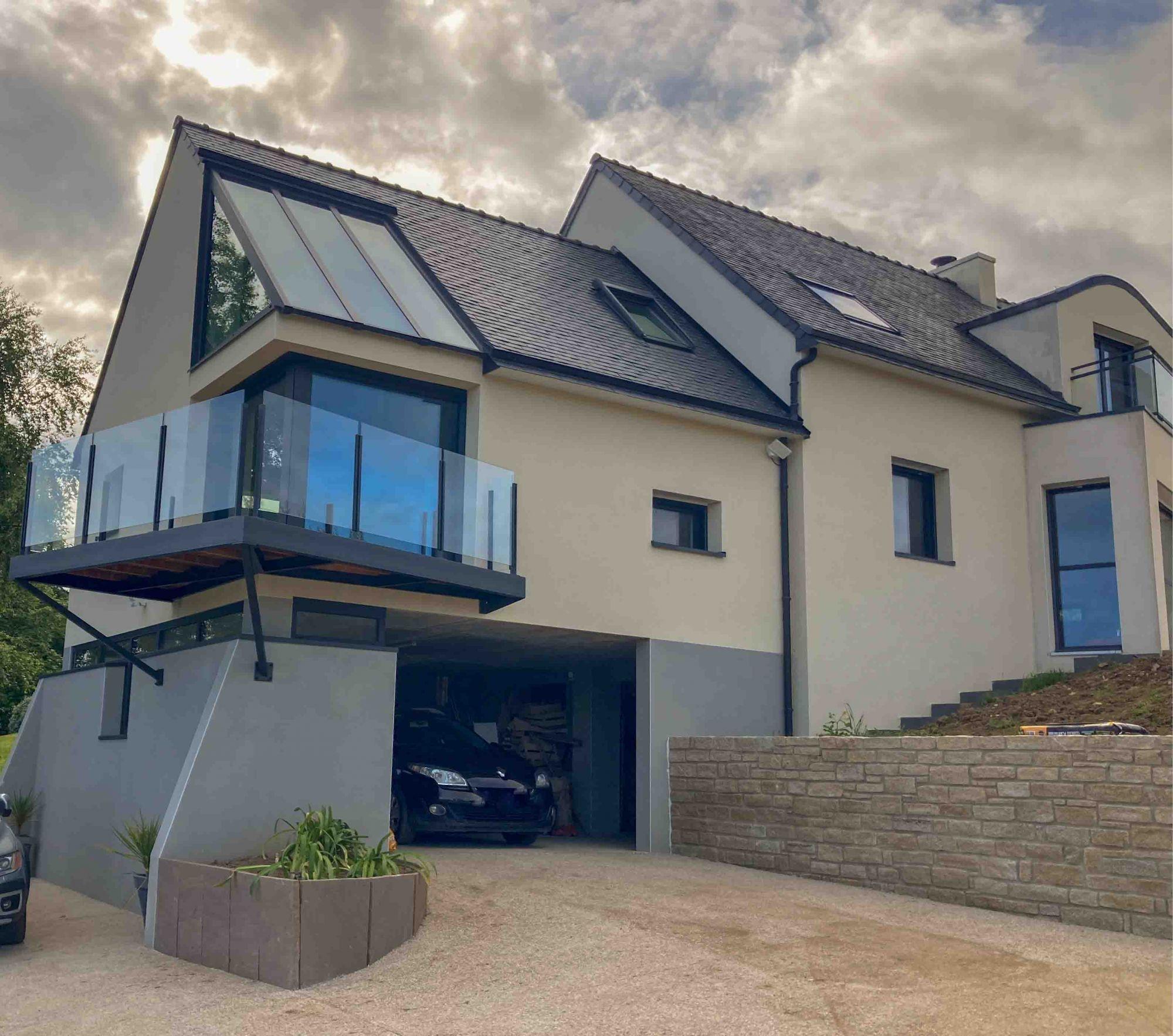 Réalisation d'extension de maison près de Saint-Aubin-sur-Mer