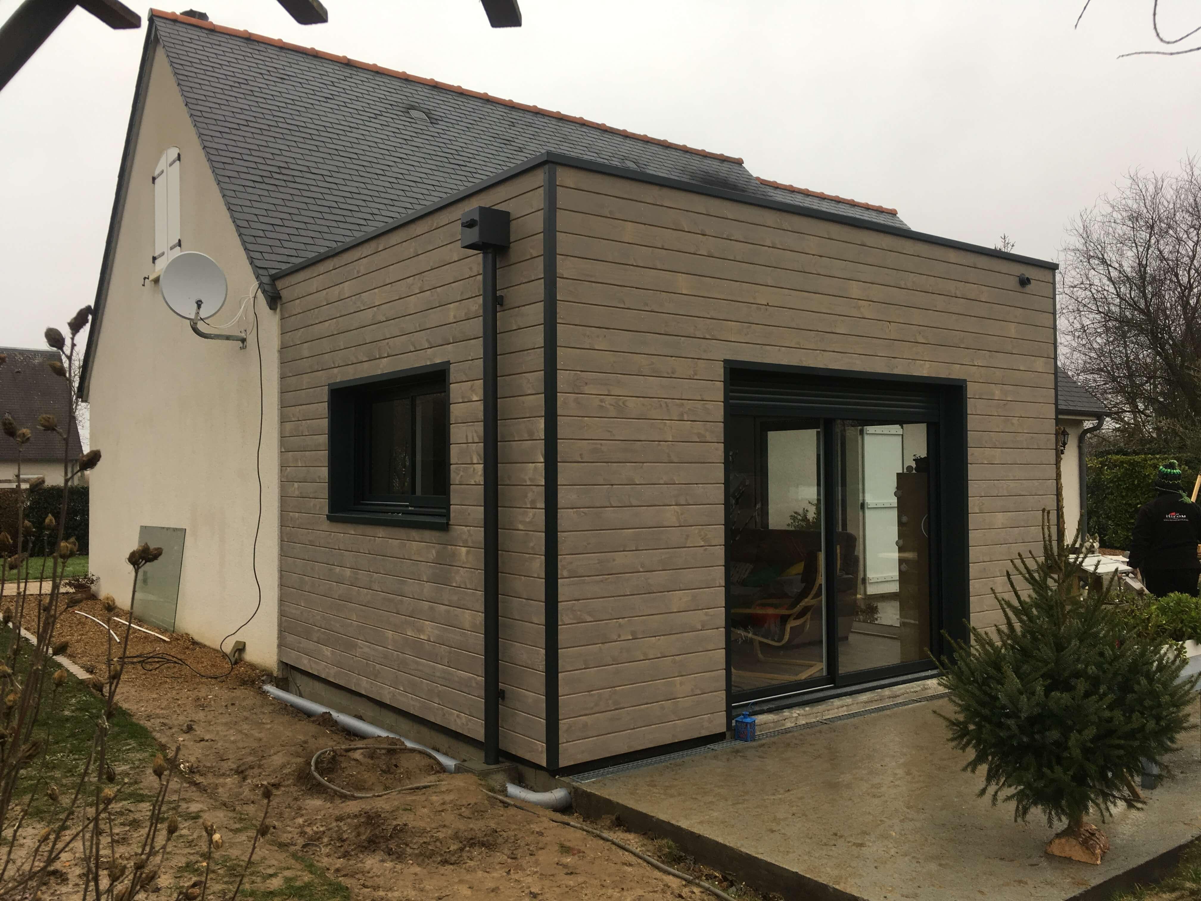 Réalisation d'extension de maison près de Fleury-sur-Orne