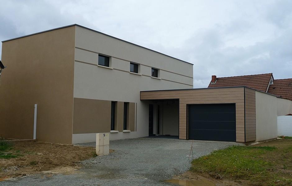 Réalisation d'extension de maison près de Dives-sur-Mer